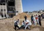 Mass grave in Al-Shifa Hospital in Gaza