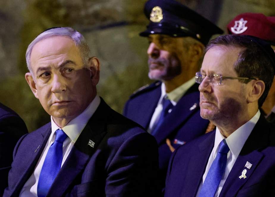 Israeli Prime Minister Benjamin Netanyahu and President Isaac Herzog