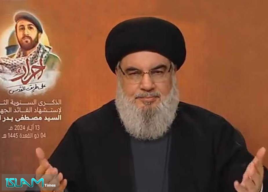 Sayyed Nasrallah: ‘Israel’ Heading into Either Defeat or Abyss
