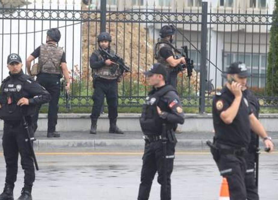 Turkish Police officers in Ankara