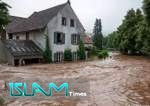 فيضانات تسببت بإجلاء مئات الأشخاص ووقف العمل بمحطة لتوليد الكهرباء في جنوب غرب ألمانيا