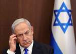 Israeli Prime Minister Benjamin Netanyahu attends the weekly cabinet meeting in al-Quds