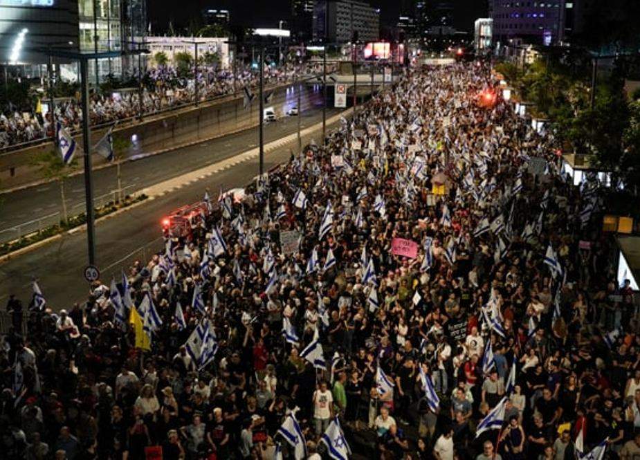 اسرائیل اور امریکا میں غزہ جنگ بندی کے حق میں مظاہرے