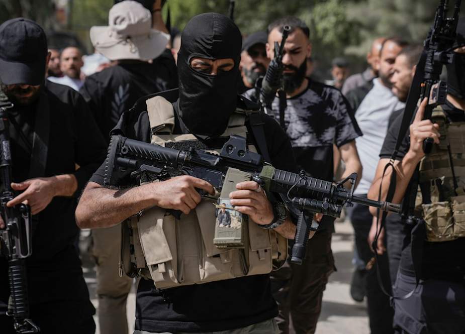 Palestinian Resistance fighters in Jenin