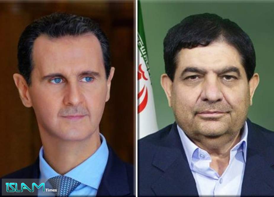 الرئيس الأسد يعبر في اتصال هاتفي مع مخبر عن تضامن سورية التام مع إيران في كل الظروف