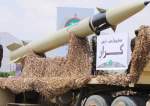 The Yemeni Armed Forces’ showcasing a missile during a military parade in the capital Sana’a