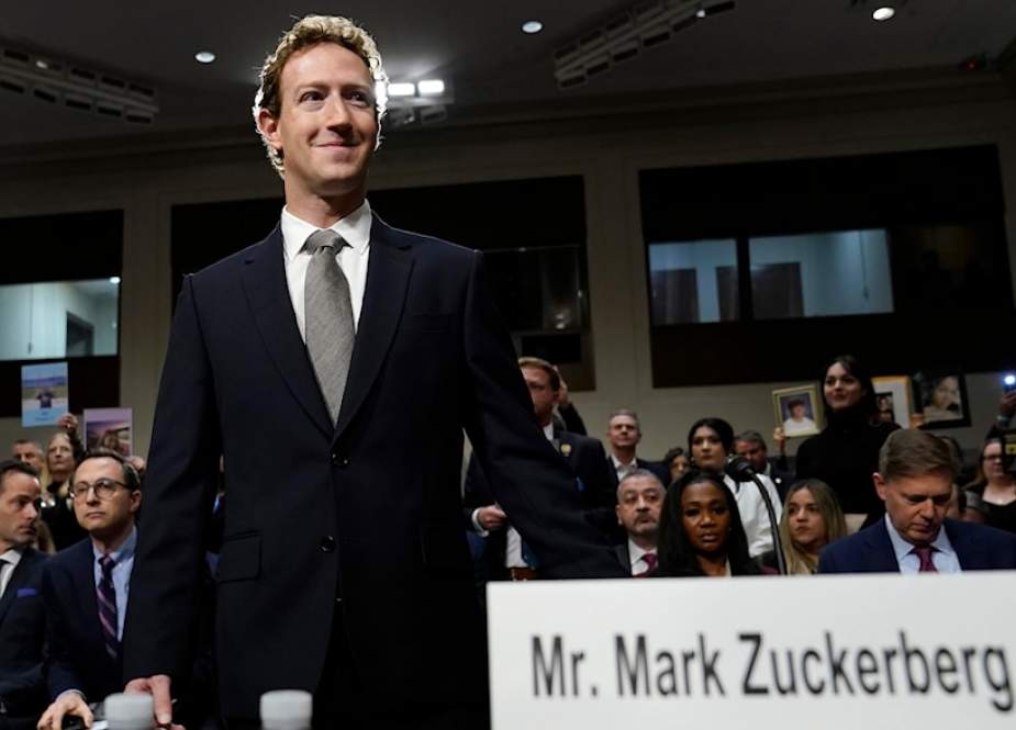Meta CEO Mark Zuckerberg arrives to testify before a Senate Judiciary Committee hearing on Capitol Hill in Washington